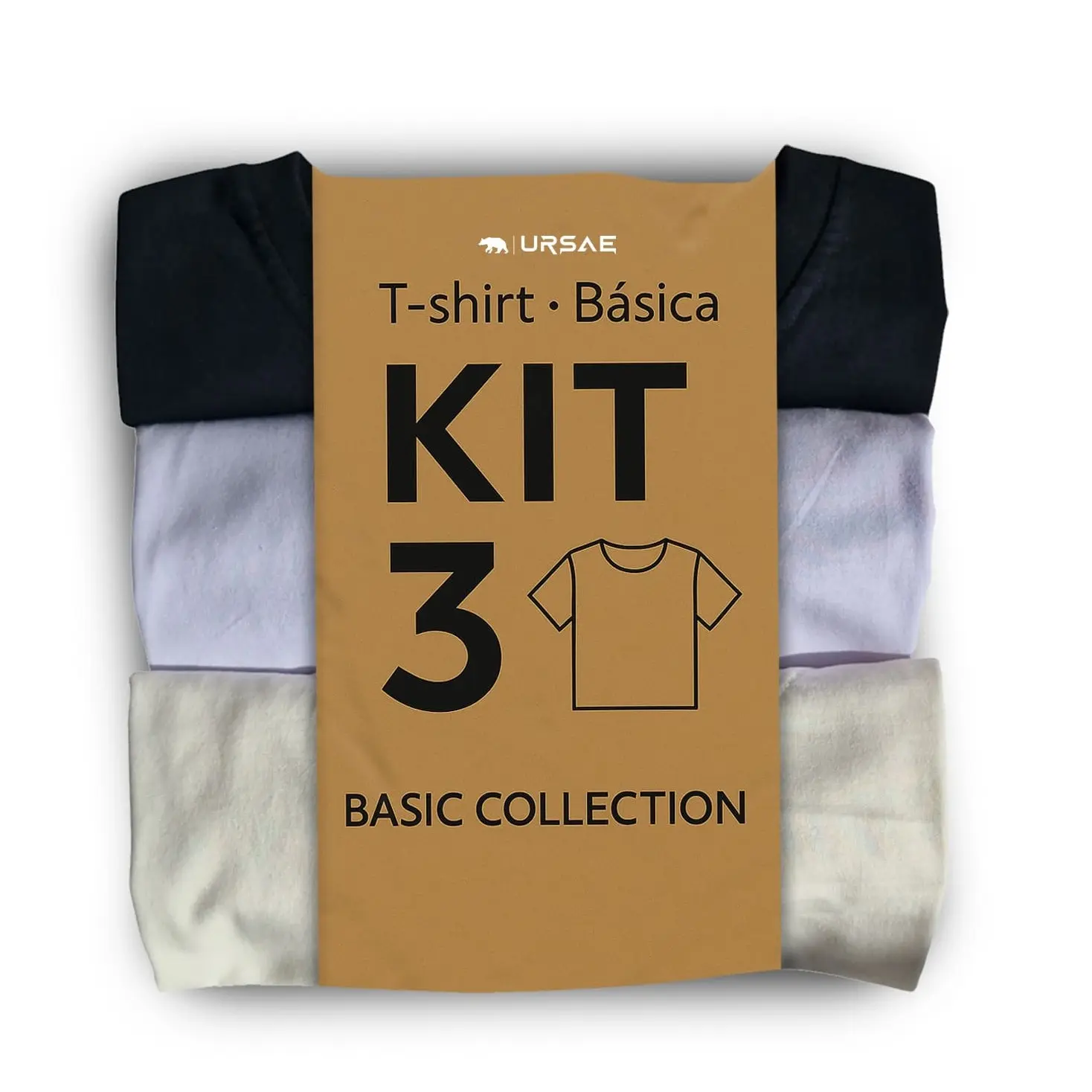 Kit 3 Camisetas Masculinas 100% Algodão Macias Alto Conforto - imagem 8